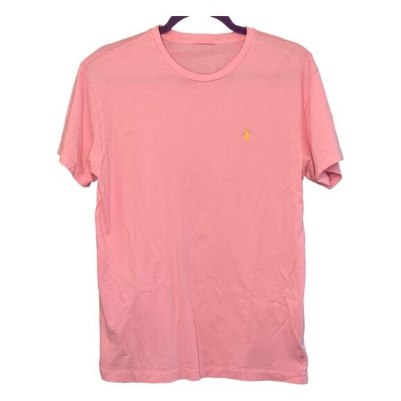 Polo Ralph Lauren Classic Fit Tee Light Pink Cotton Knit Short Sleeve Crewneck M - Picture 1 of 6